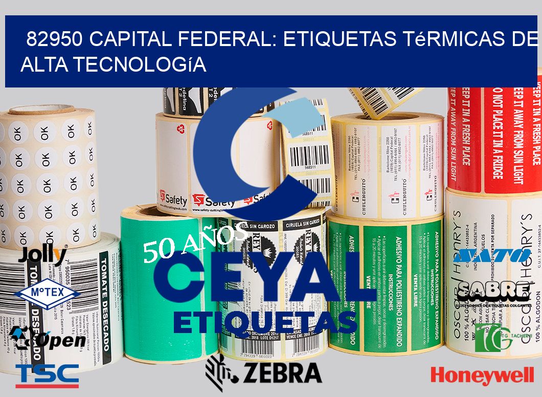 82950 Capital Federal: Etiquetas Térmicas de Alta Tecnología