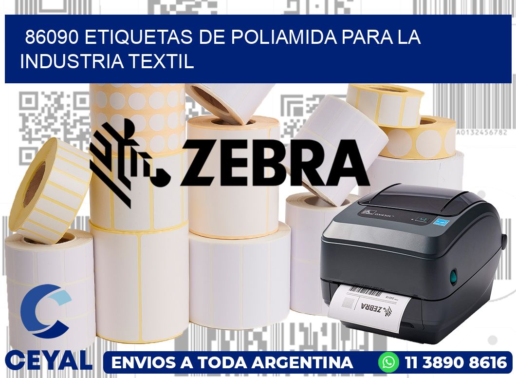 86090 ETIQUETAS DE POLIAMIDA PARA LA INDUSTRIA TEXTIL