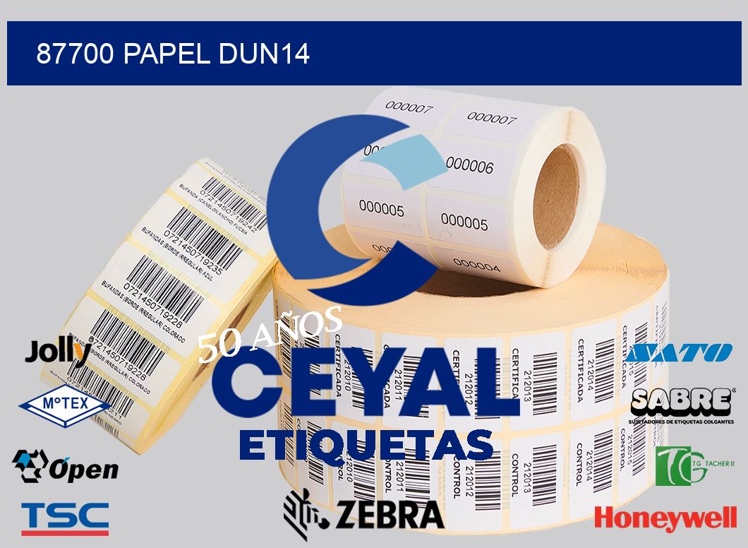 87700 PAPEL DUN14