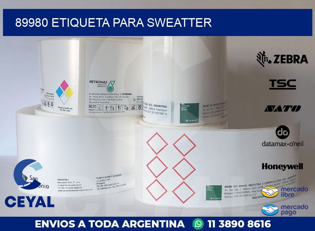 89980 ETIQUETA PARA SWEATTER