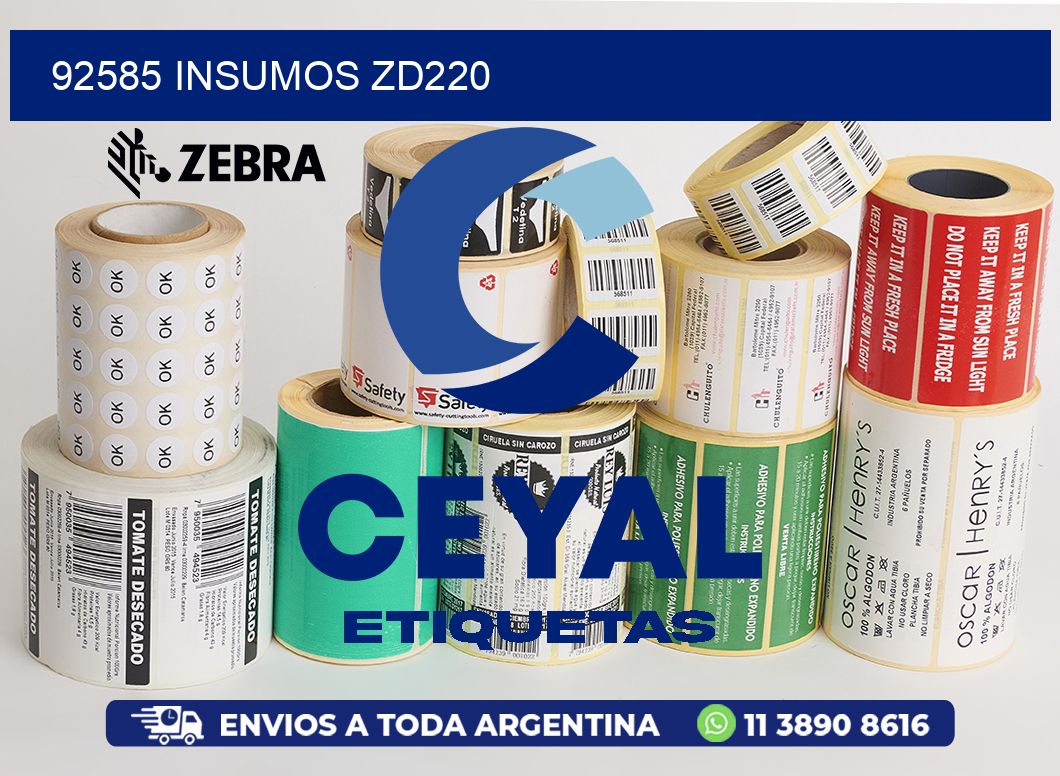 92585 INSUMOS ZD220