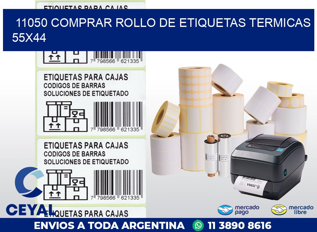 11050 COMPRAR ROLLO DE ETIQUETAS TERMICAS 55X44