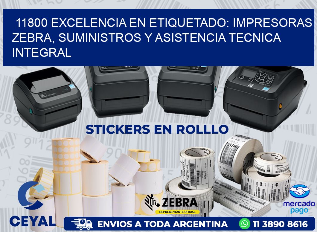 11800 EXCELENCIA EN ETIQUETADO: IMPRESORAS ZEBRA, SUMINISTROS Y ASISTENCIA TECNICA INTEGRAL