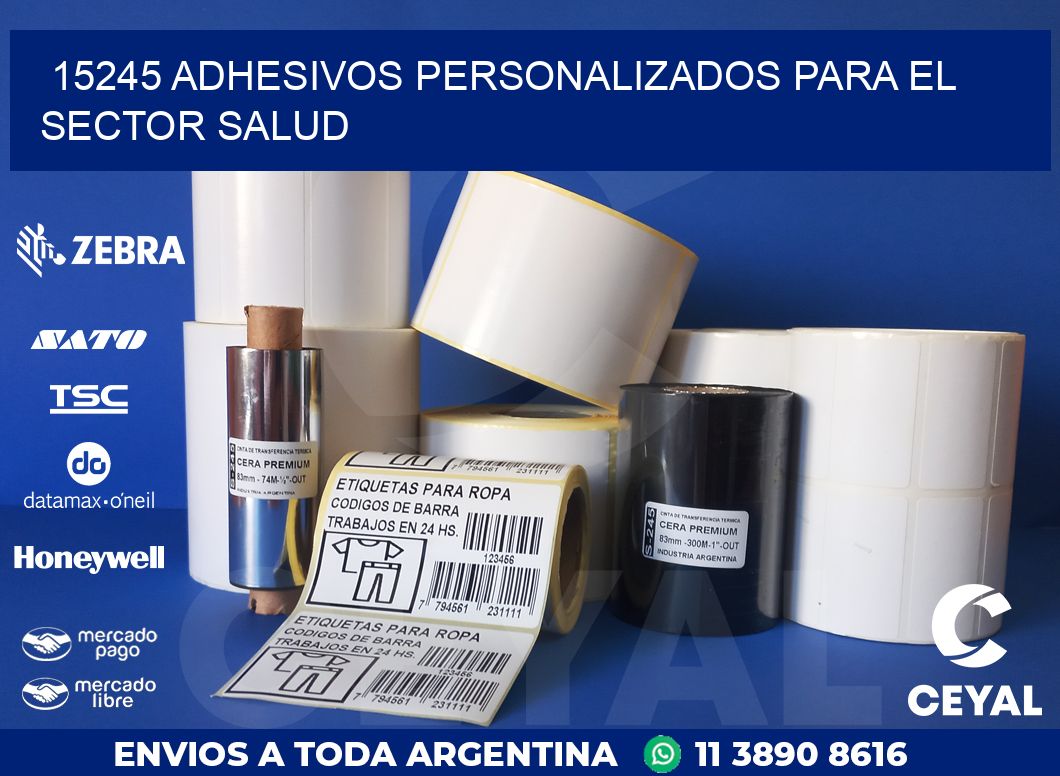 15245 ADHESIVOS PERSONALIZADOS PARA EL SECTOR SALUD