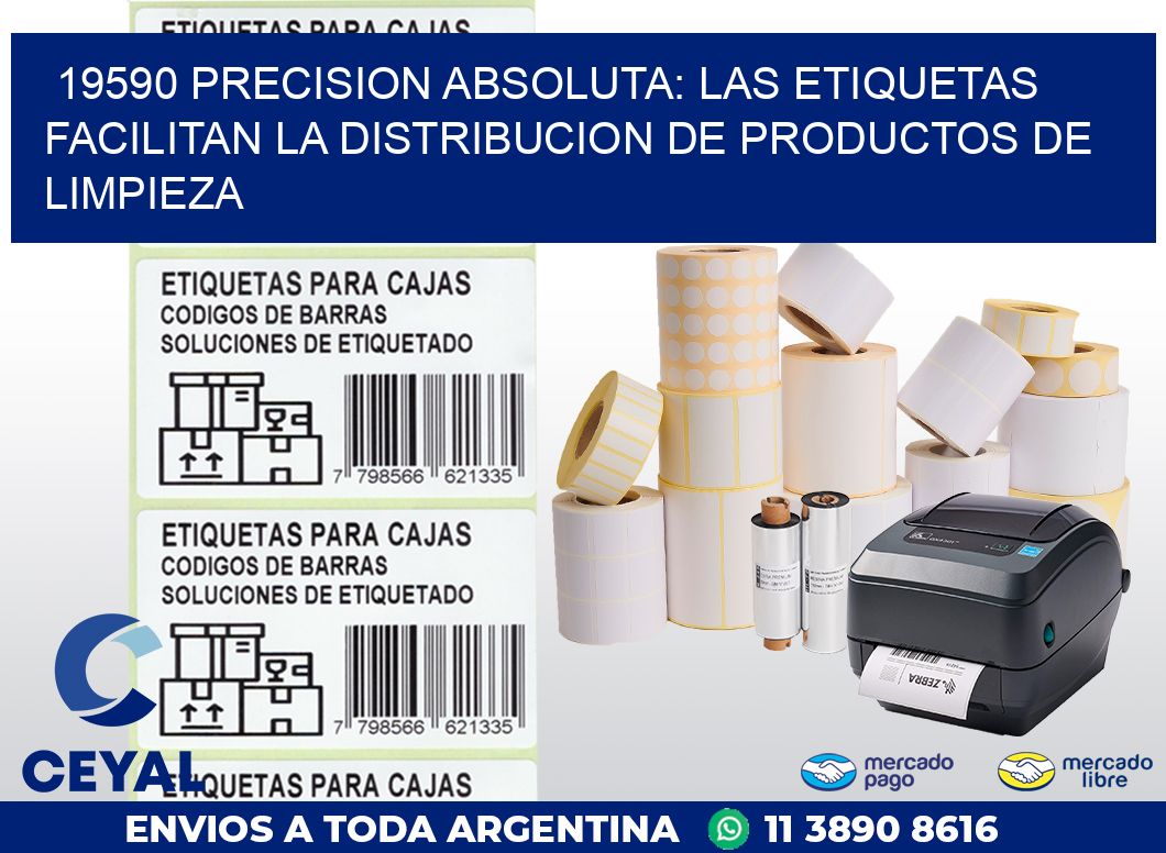 19590 PRECISION ABSOLUTA: LAS ETIQUETAS FACILITAN LA DISTRIBUCION DE PRODUCTOS DE LIMPIEZA