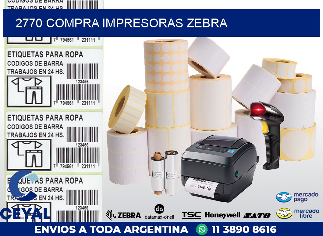2770 COMPRA IMPRESORAS ZEBRA