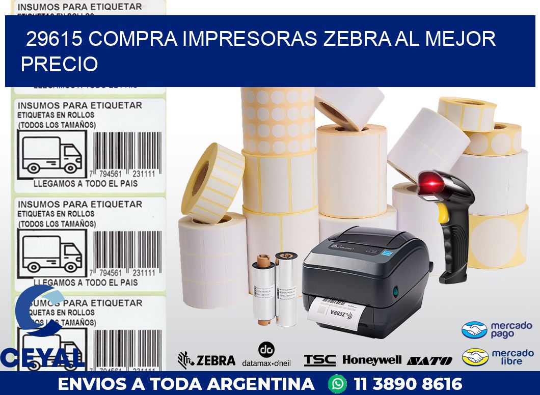 29615 COMPRA IMPRESORAS ZEBRA AL MEJOR PRECIO