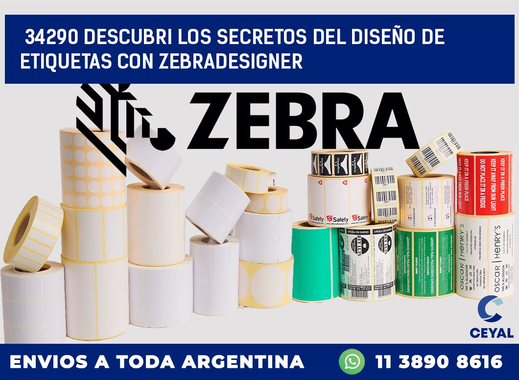 34290 DESCUBRI LOS SECRETOS DEL DISEÑO DE ETIQUETAS CON ZEBRADESIGNER