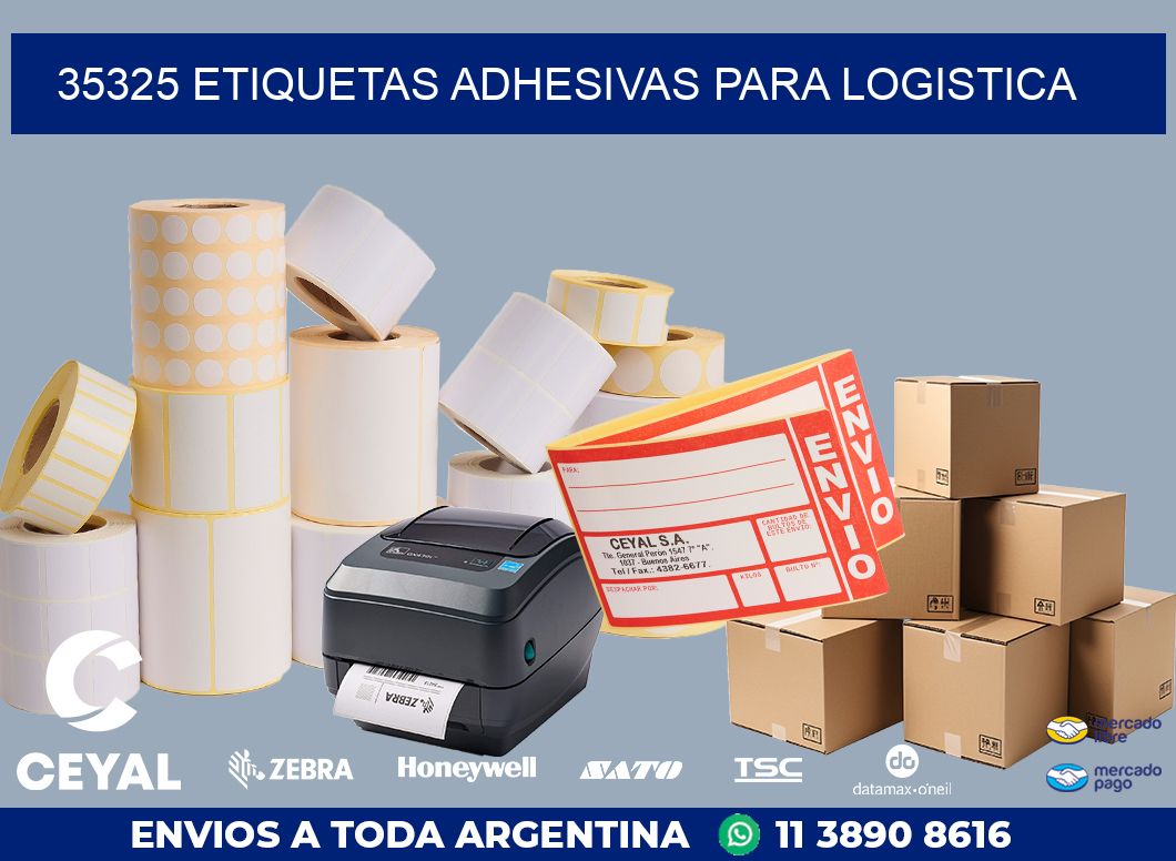 35325 ETIQUETAS ADHESIVAS PARA LOGISTICA