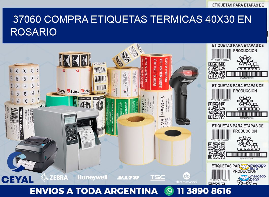 37060 COMPRA ETIQUETAS TERMICAS 40X30 EN ROSARIO