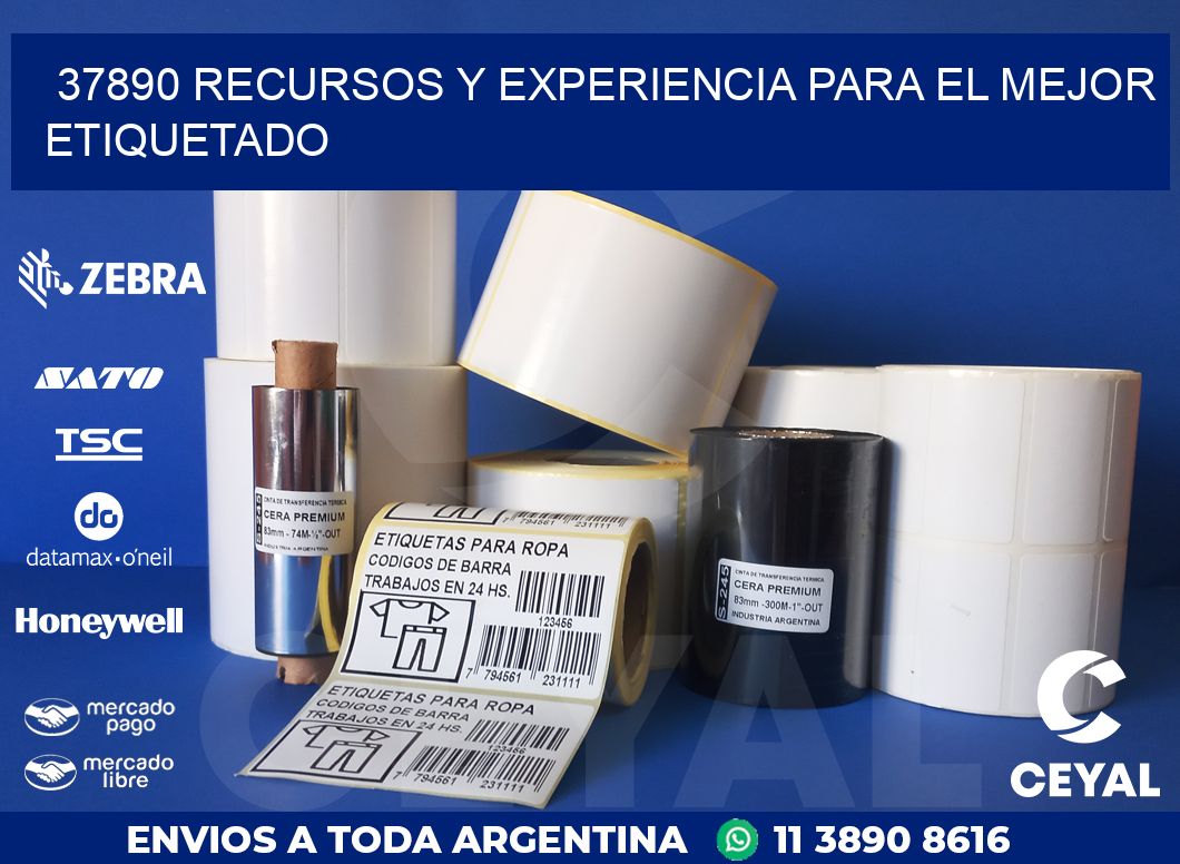 37890 RECURSOS Y EXPERIENCIA PARA EL MEJOR ETIQUETADO