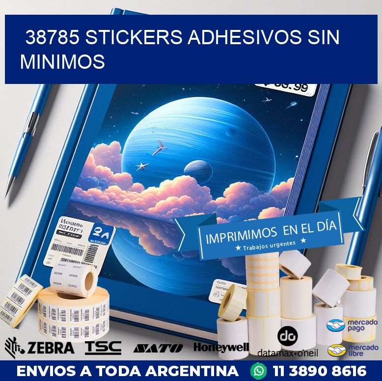 38785 STICKERS ADHESIVOS SIN MINIMOS