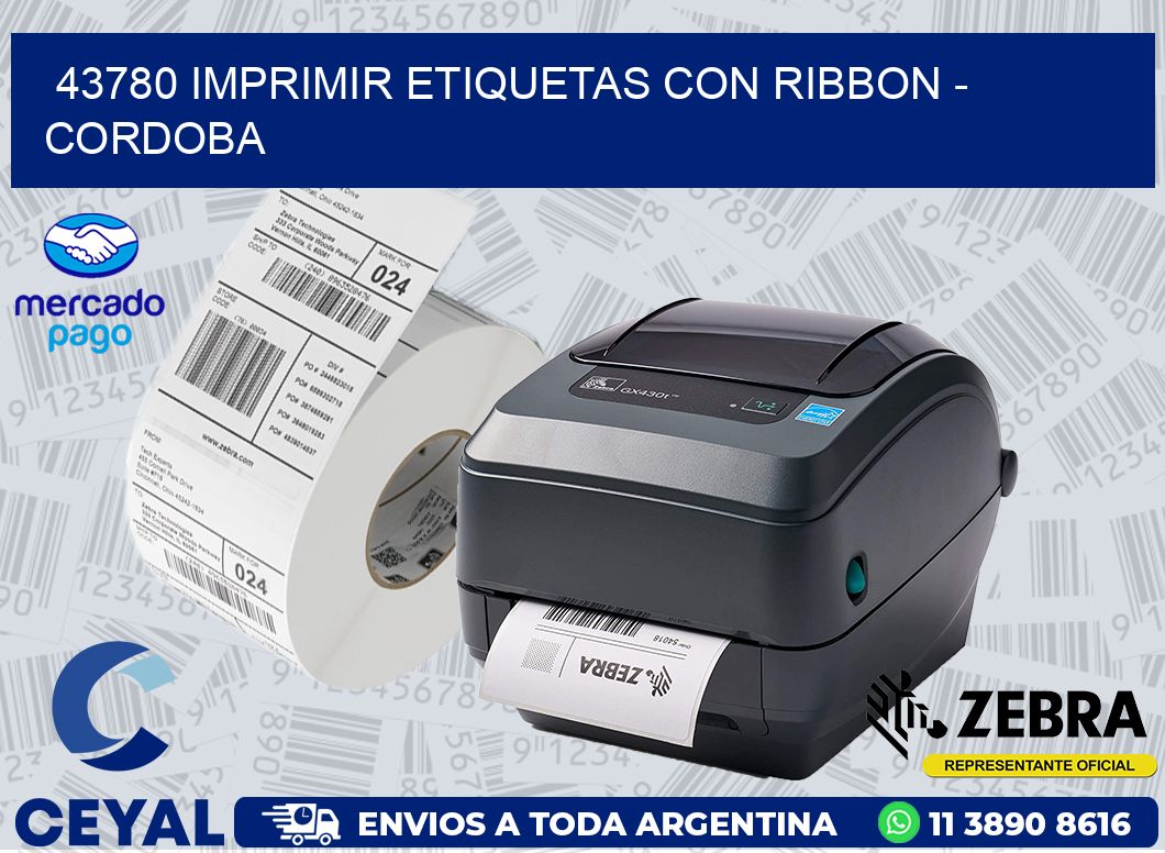 43780 IMPRIMIR ETIQUETAS CON RIBBON - CORDOBA
