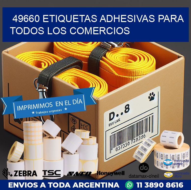 49660 ETIQUETAS ADHESIVAS PARA TODOS LOS COMERCIOS