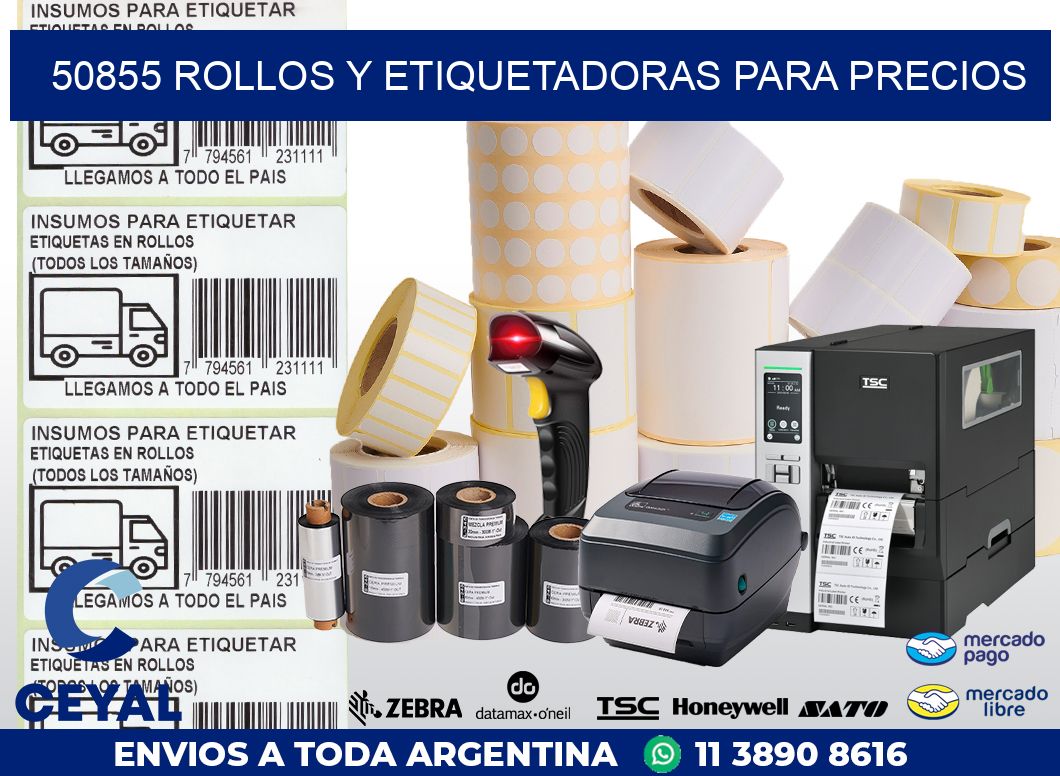 50855 ROLLOS Y ETIQUETADORAS PARA PRECIOS
