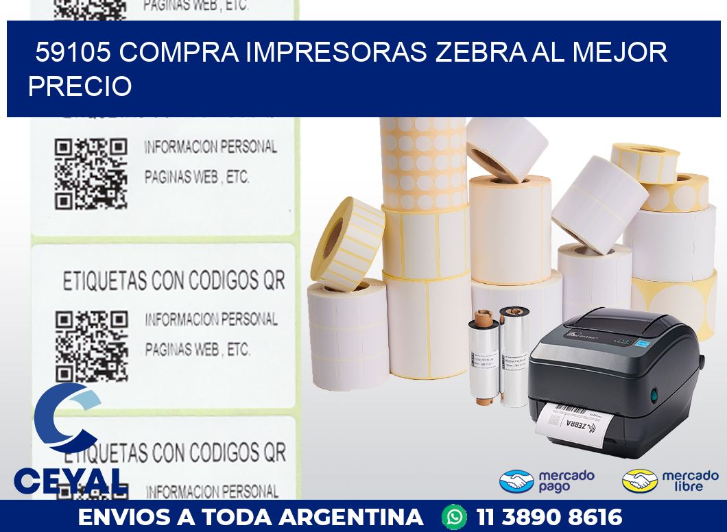 59105 COMPRA IMPRESORAS ZEBRA AL MEJOR PRECIO