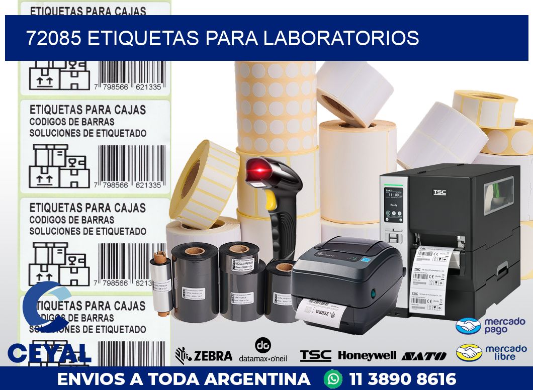 72085 ETIQUETAS PARA LABORATORIOS