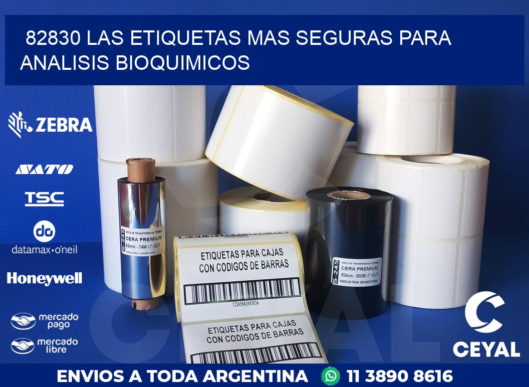 82830 LAS ETIQUETAS MAS SEGURAS PARA ANALISIS BIOQUIMICOS