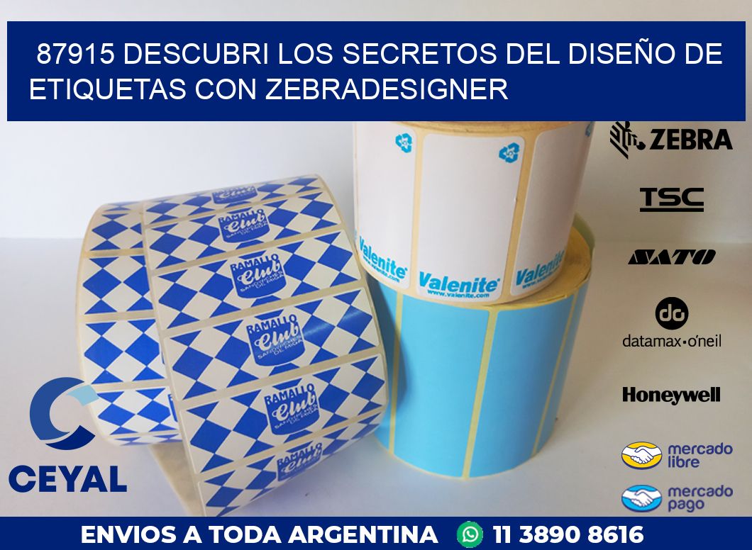 87915 DESCUBRI LOS SECRETOS DEL DISEÑO DE ETIQUETAS CON ZEBRADESIGNER
