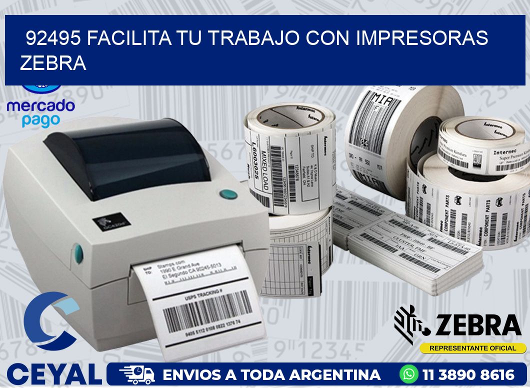 92495 FACILITA TU TRABAJO CON IMPRESORAS ZEBRA