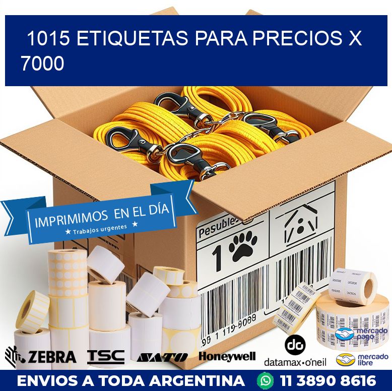 1015 ETIQUETAS PARA PRECIOS X 7000