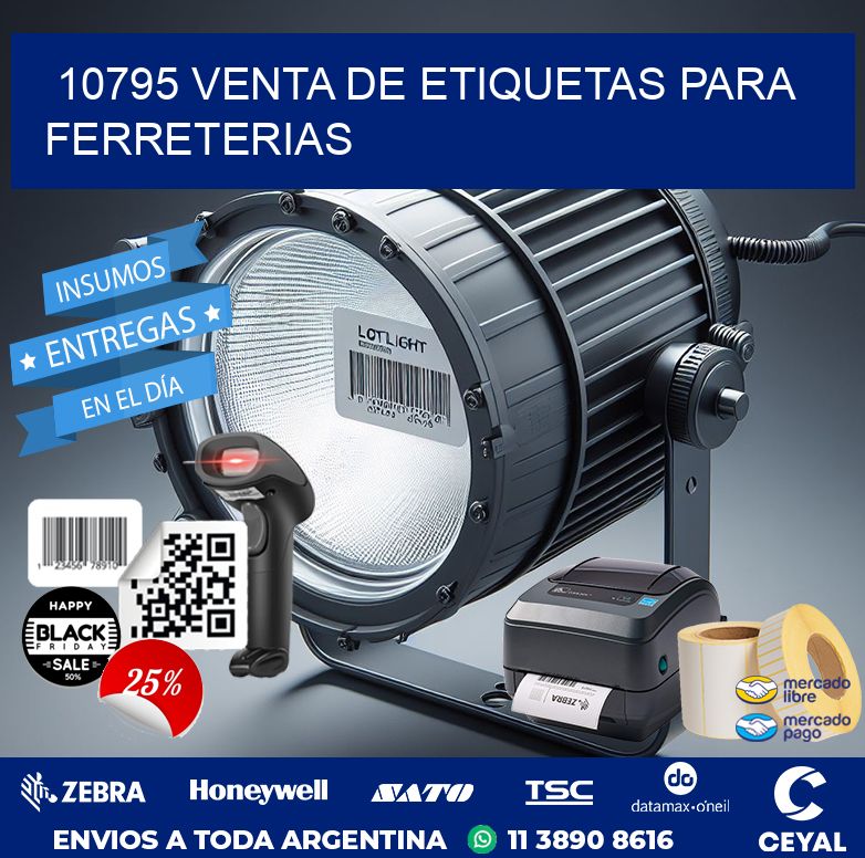 10795 VENTA DE ETIQUETAS PARA FERRETERIAS