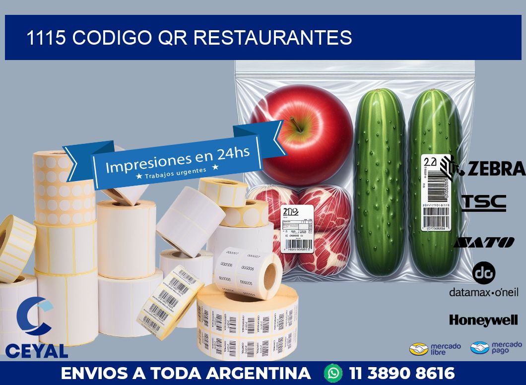 1115 CODIGO QR RESTAURANTES