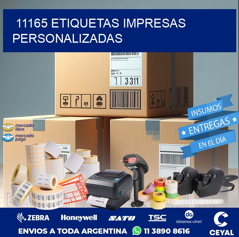 11165 ETIQUETAS IMPRESAS PERSONALIZADAS