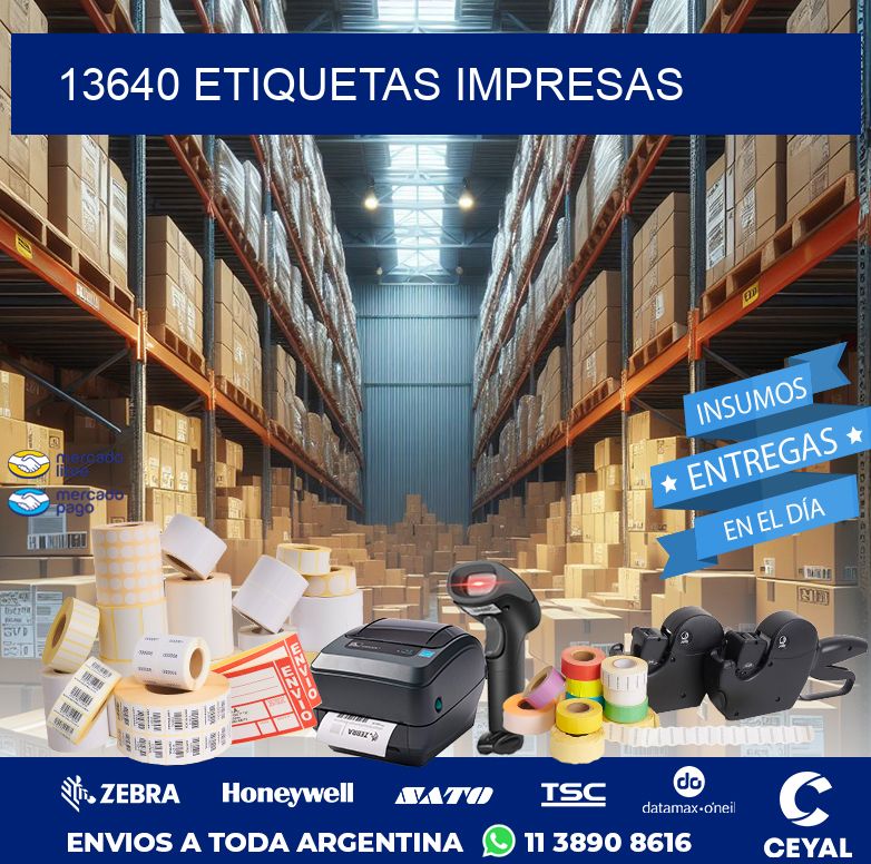 13640 ETIQUETAS IMPRESAS