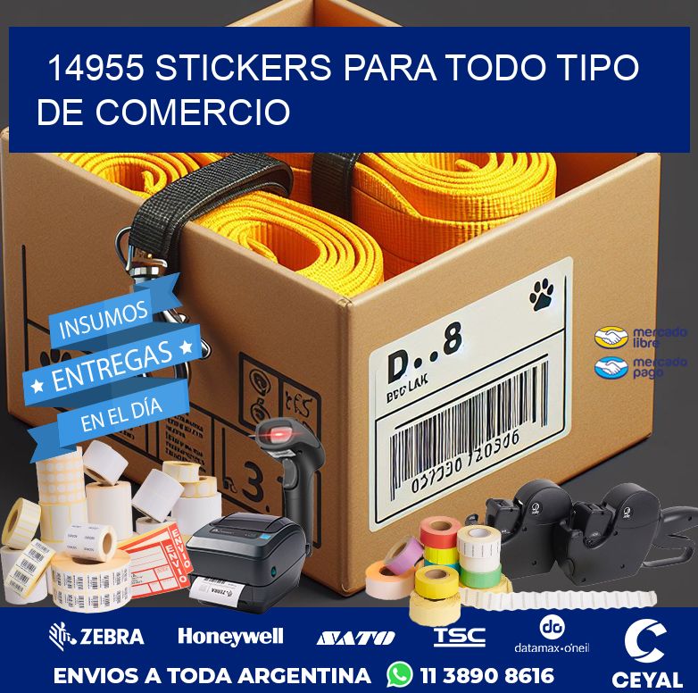 14955 STICKERS PARA TODO TIPO DE COMERCIO