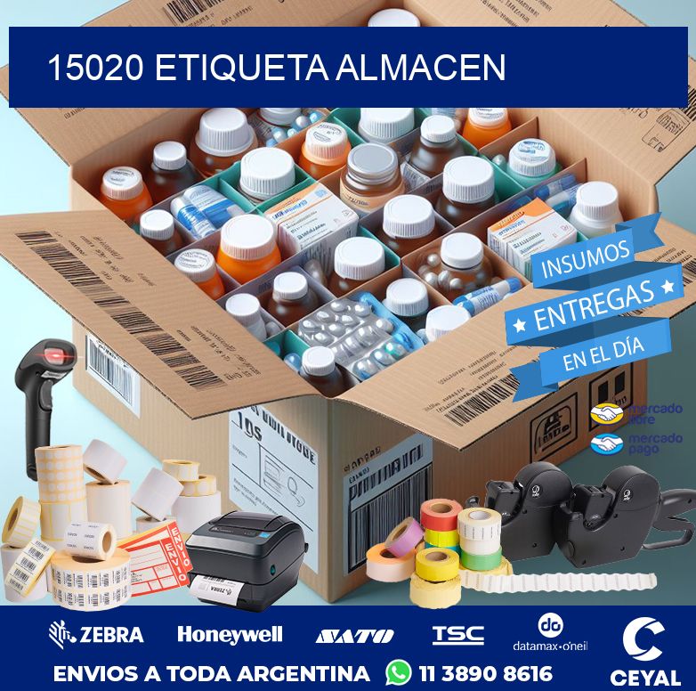 15020 ETIQUETA ALMACEN