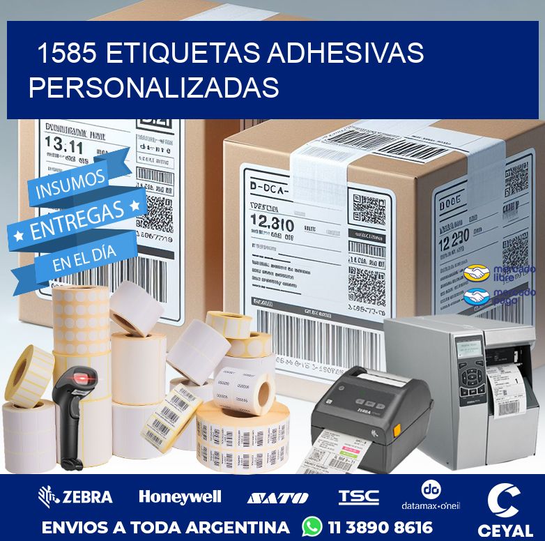 1585 ETIQUETAS ADHESIVAS PERSONALIZADAS
