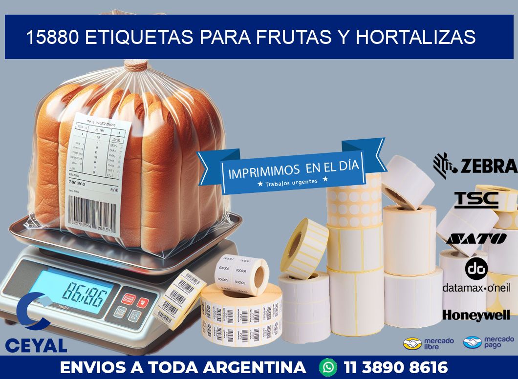 15880 ETIQUETAS PARA FRUTAS Y HORTALIZAS