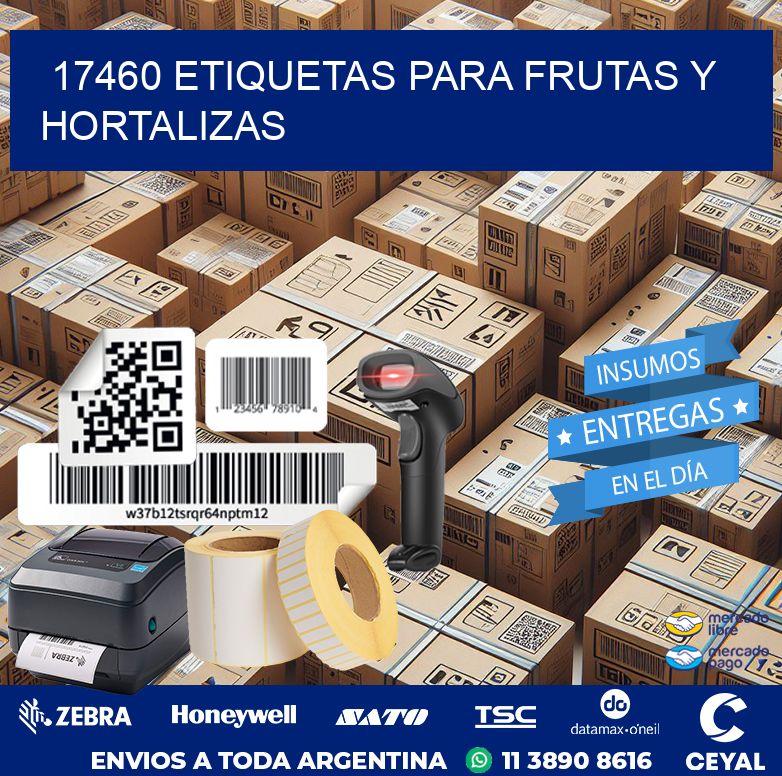 17460 ETIQUETAS PARA FRUTAS Y HORTALIZAS