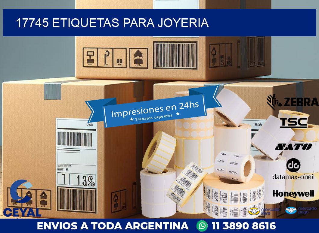 17745 ETIQUETAS PARA JOYERIA