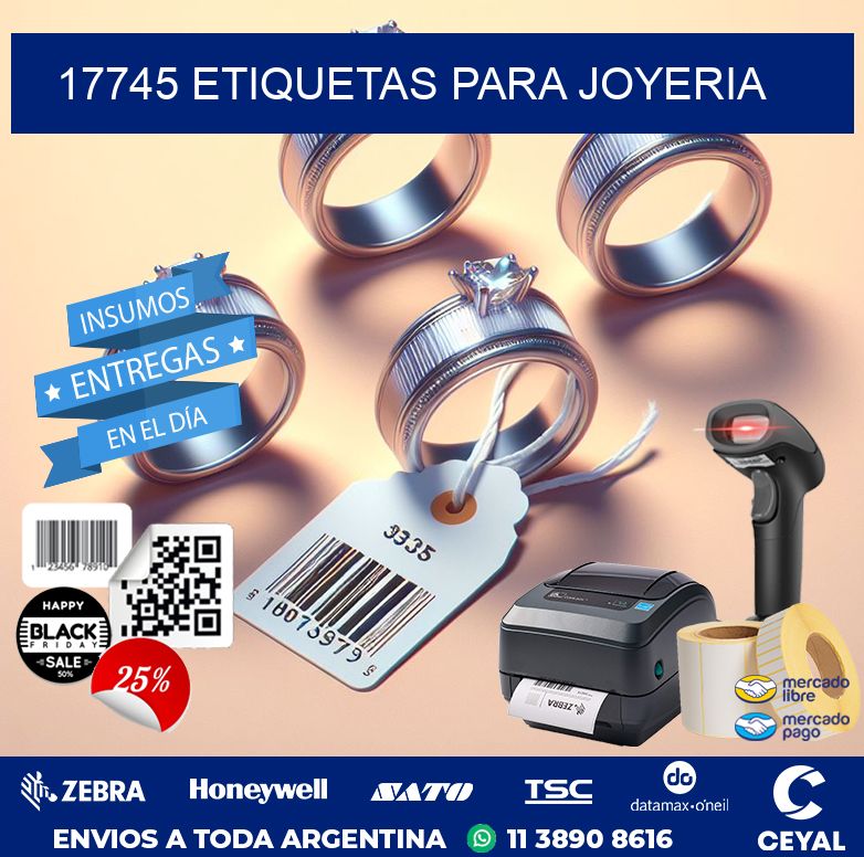 17745 ETIQUETAS PARA JOYERIA