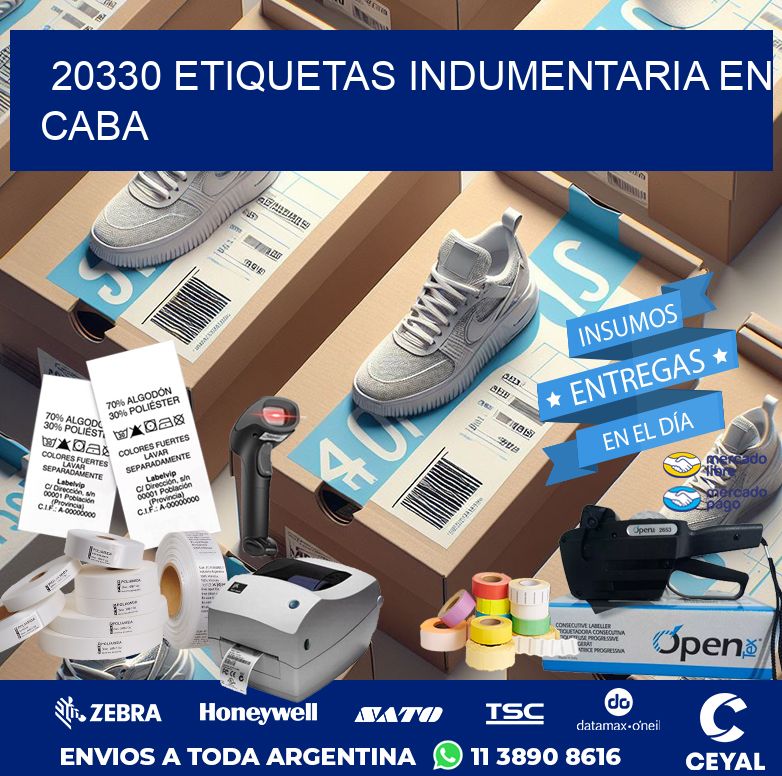 20330 ETIQUETAS INDUMENTARIA EN CABA