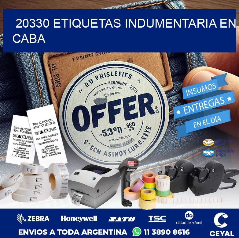 20330 ETIQUETAS INDUMENTARIA EN CABA