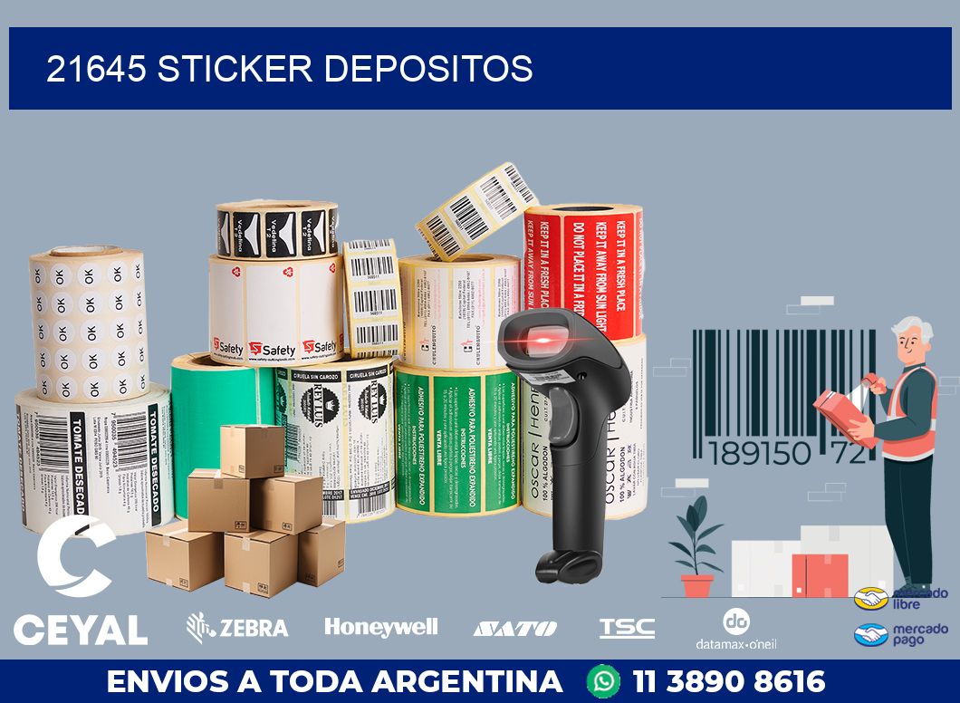 21645 STICKER DEPOSITOS