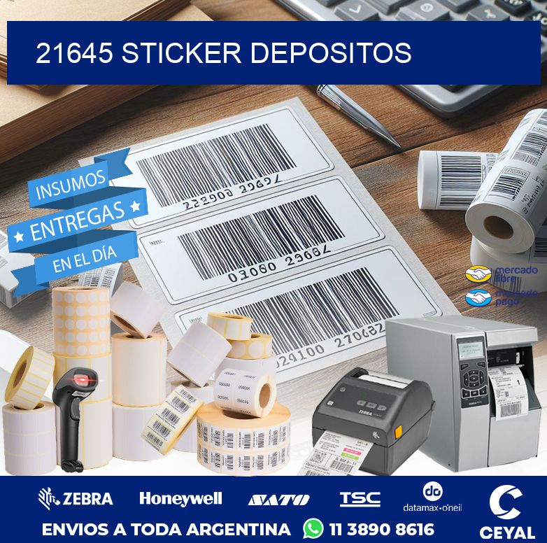 21645 STICKER DEPOSITOS