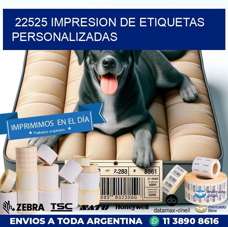 22525 IMPRESION DE ETIQUETAS PERSONALIZADAS