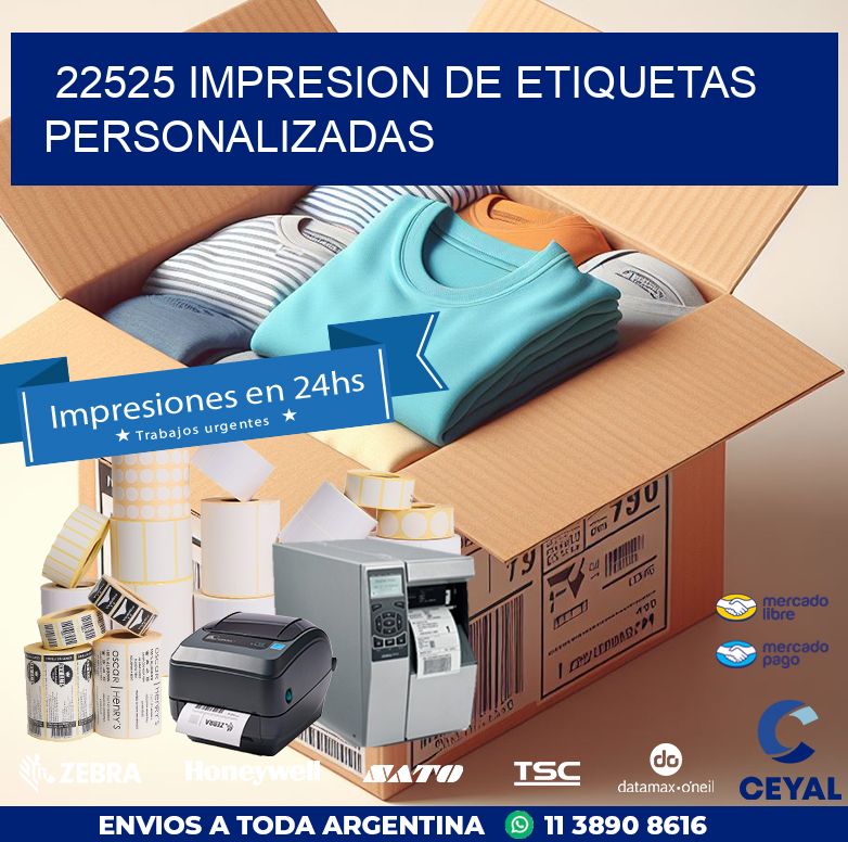 22525 IMPRESION DE ETIQUETAS PERSONALIZADAS