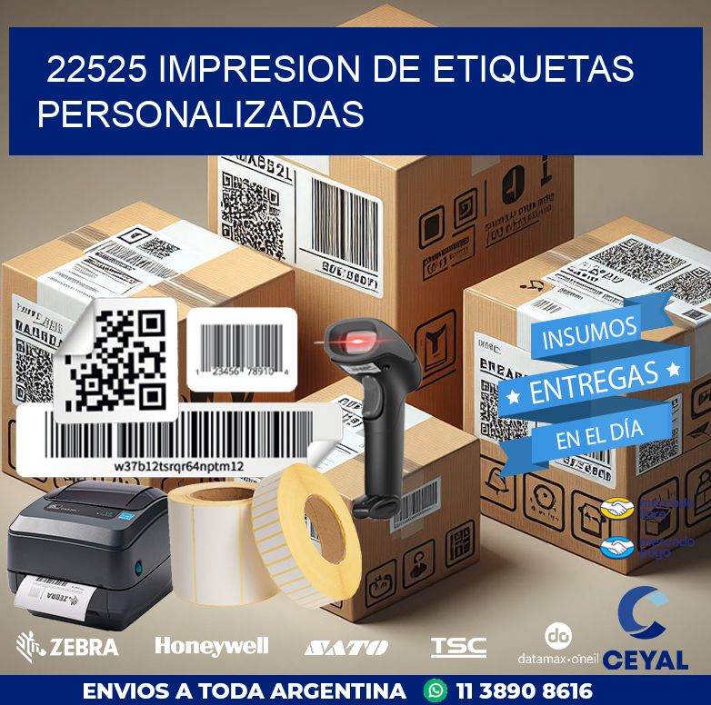 22525 IMPRESION DE ETIQUETAS PERSONALIZADAS