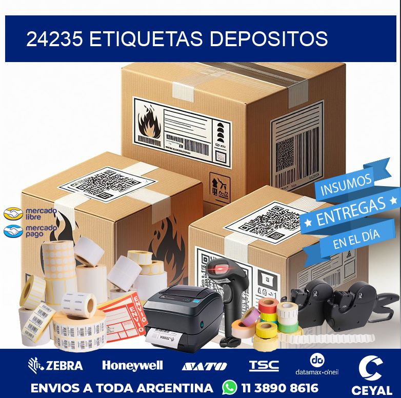 24235 ETIQUETAS DEPOSITOS