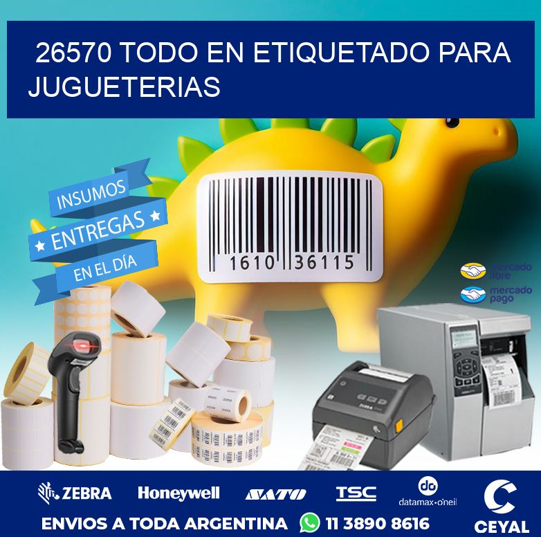 26570 TODO EN ETIQUETADO PARA JUGUETERIAS