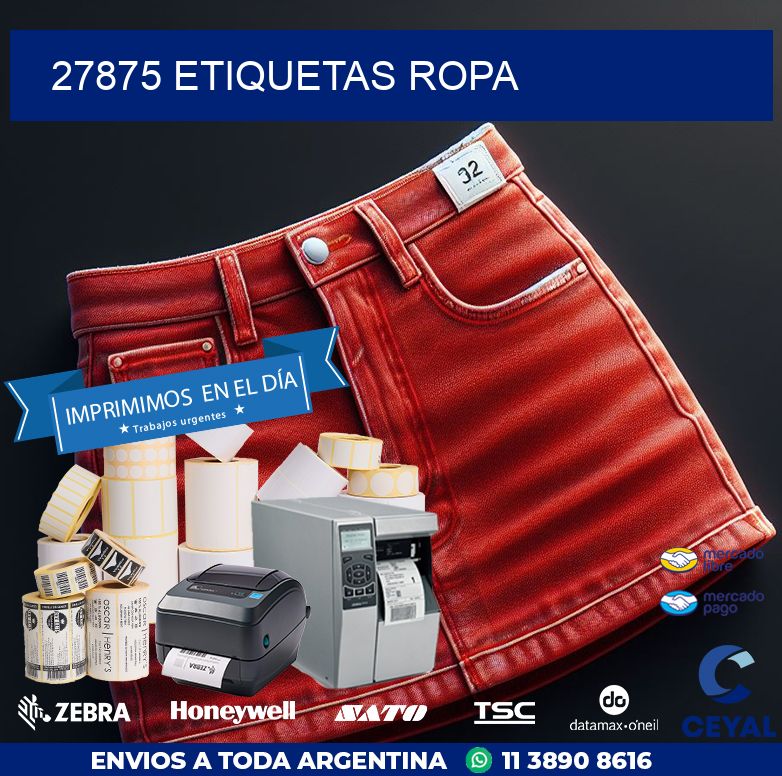 27875 ETIQUETAS ROPA