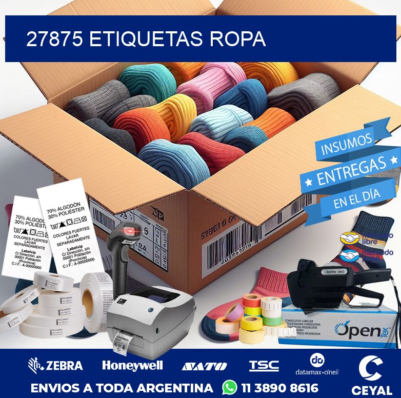 27875 ETIQUETAS ROPA