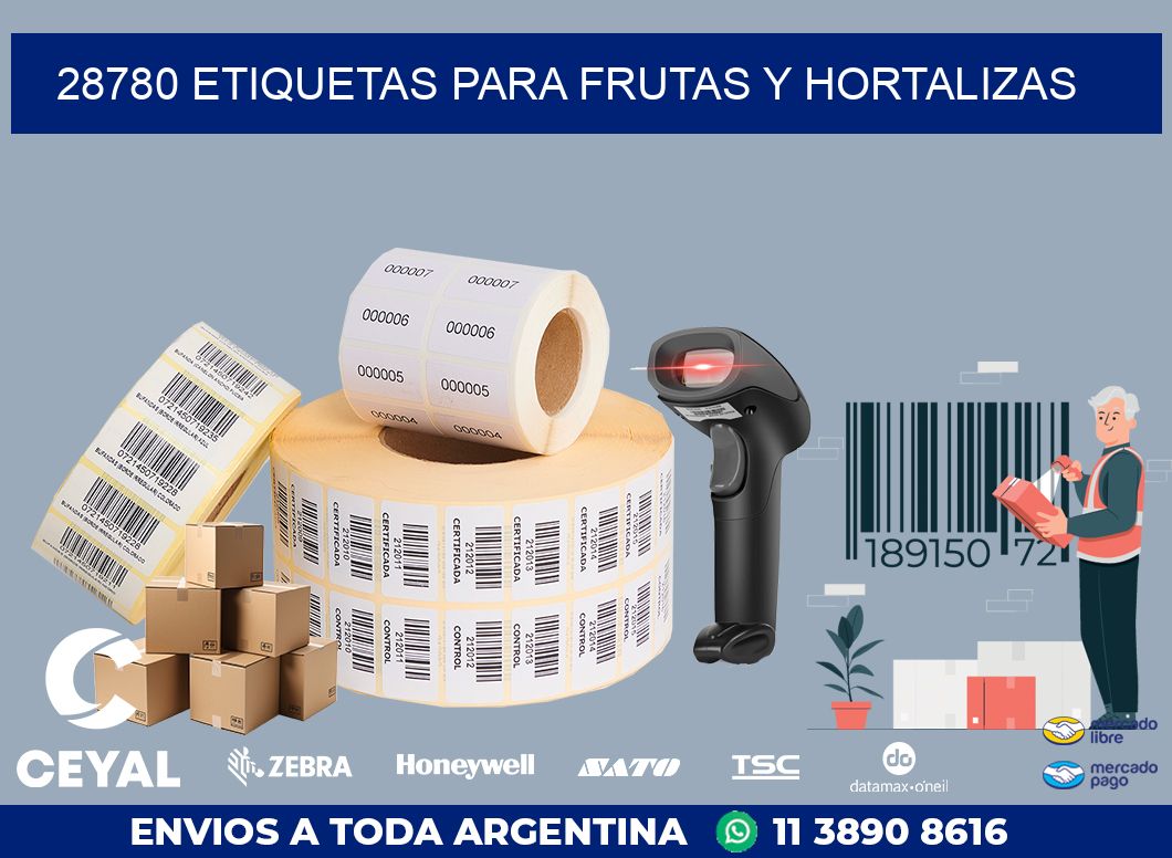 28780 ETIQUETAS PARA FRUTAS Y HORTALIZAS