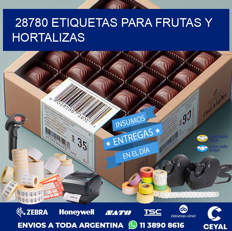 28780 ETIQUETAS PARA FRUTAS Y HORTALIZAS