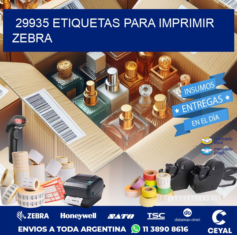 29935 ETIQUETAS PARA IMPRIMIR ZEBRA